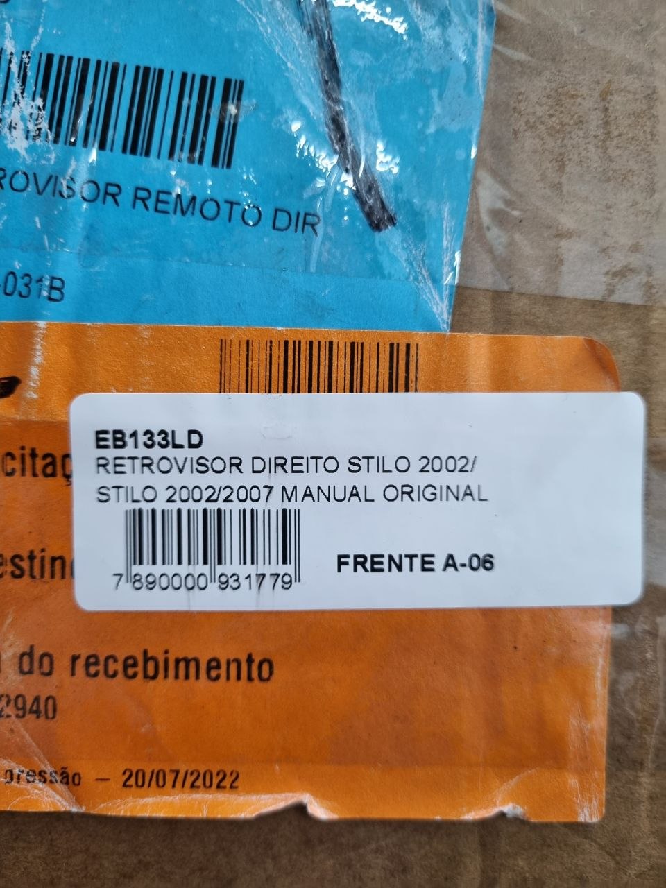 Retrovisor Externo Dir Fiat Stilo 2002/2007