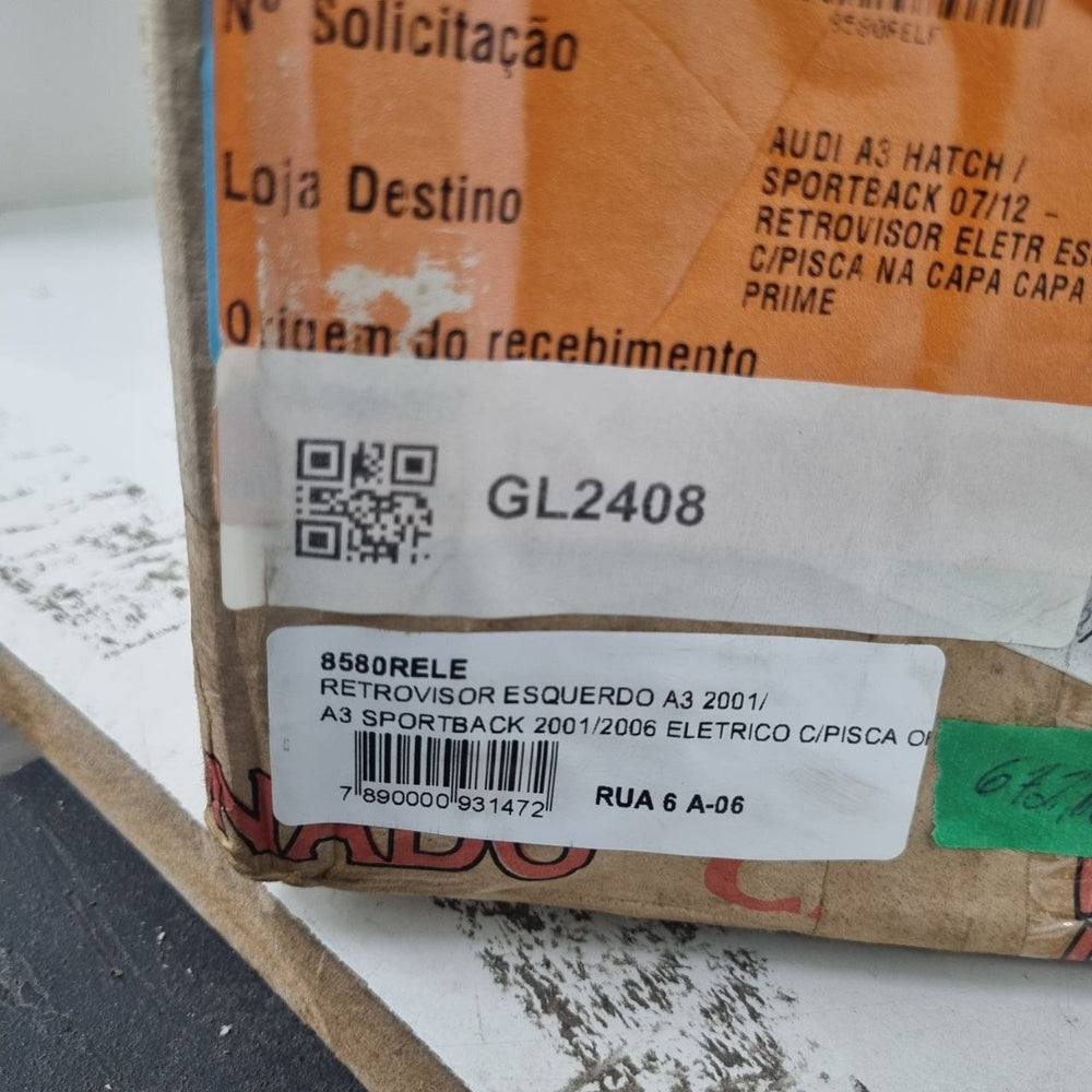 Retrovisor Esq Audi A3 2001/2006