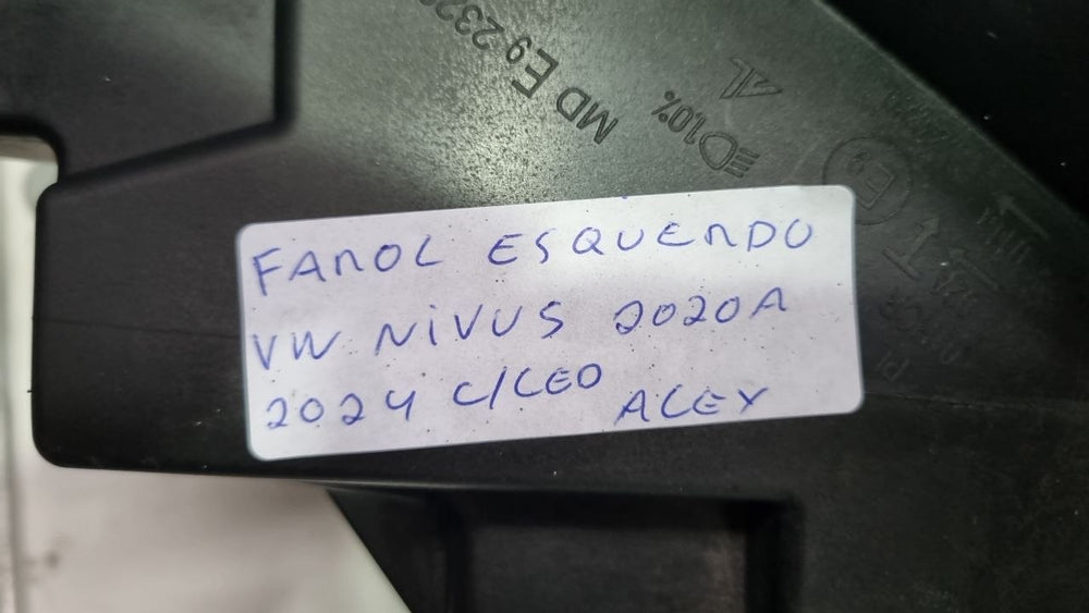 Farol Dianteiro Esquerdo VW Nivus 2020/2024 Usado
