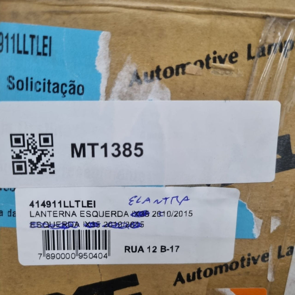 Lanterna Esquerda Elantra 2010/2015
