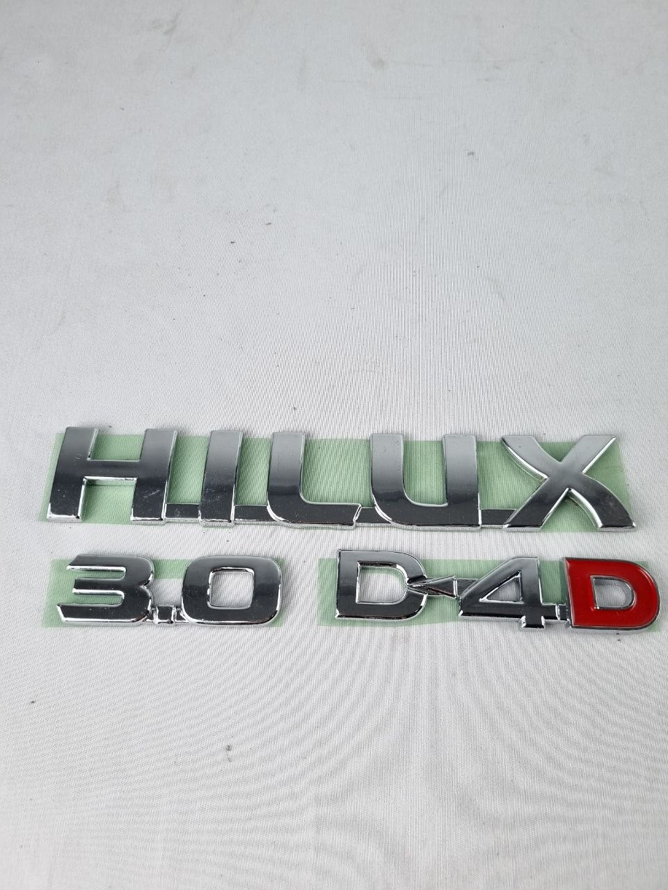 Emblema Lateral Hilux 3.0 D4D Toyota Hilux 2006/2015