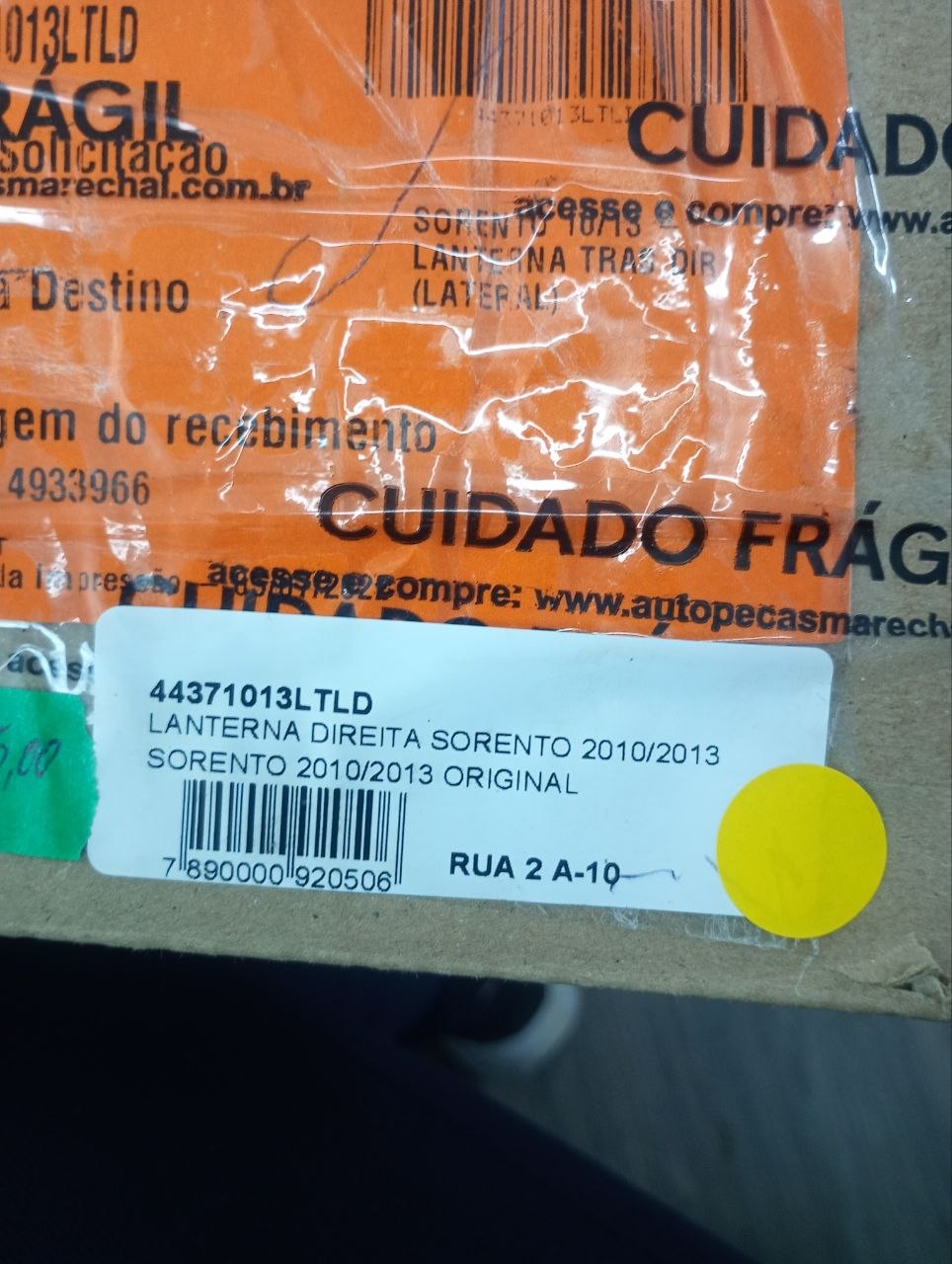 Lanterna Tras Dir Kia Sorento 2010/2013