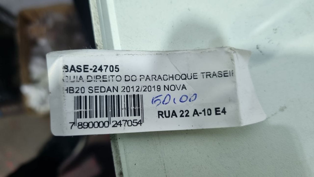 Guia Tras Dir Parachoque Hyundai HB20 Sedan 2012/2019