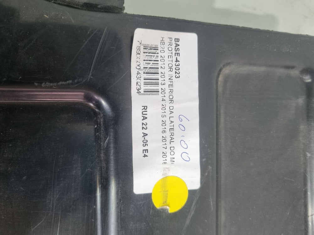 Protetor Inferior Lateral Motor Direito Hyundai HB20 2012/2018 Usado