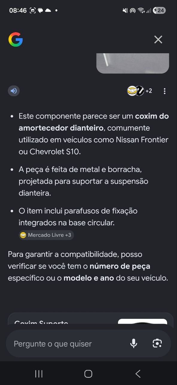 Coxim Amortecedor Dianteiro Nissan/Chevrolet Frontier/S10 1998/2016 Novo