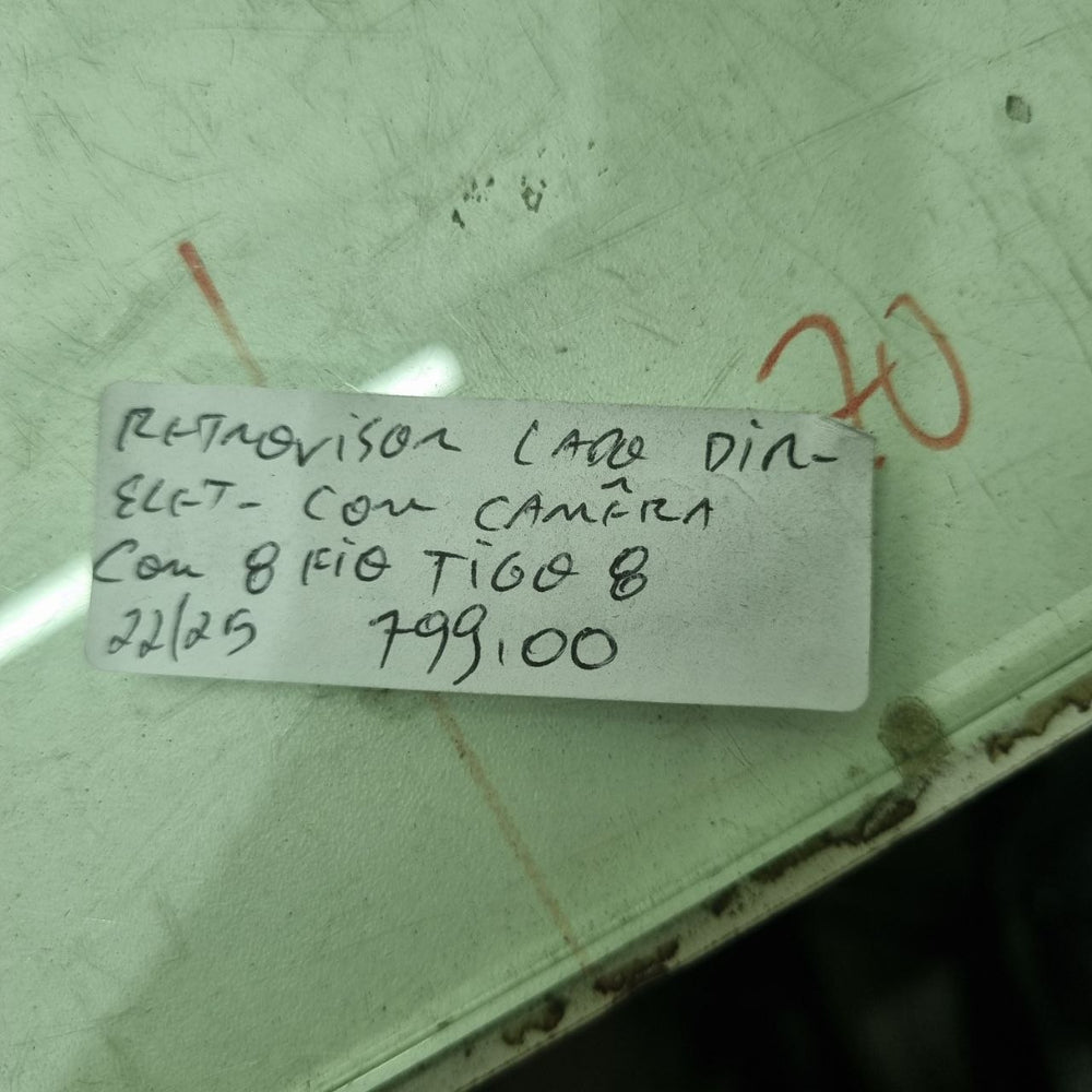 Retrovisor Lat Dir Elétrico Com Câmera Chery Tiggo 8 2022/2025