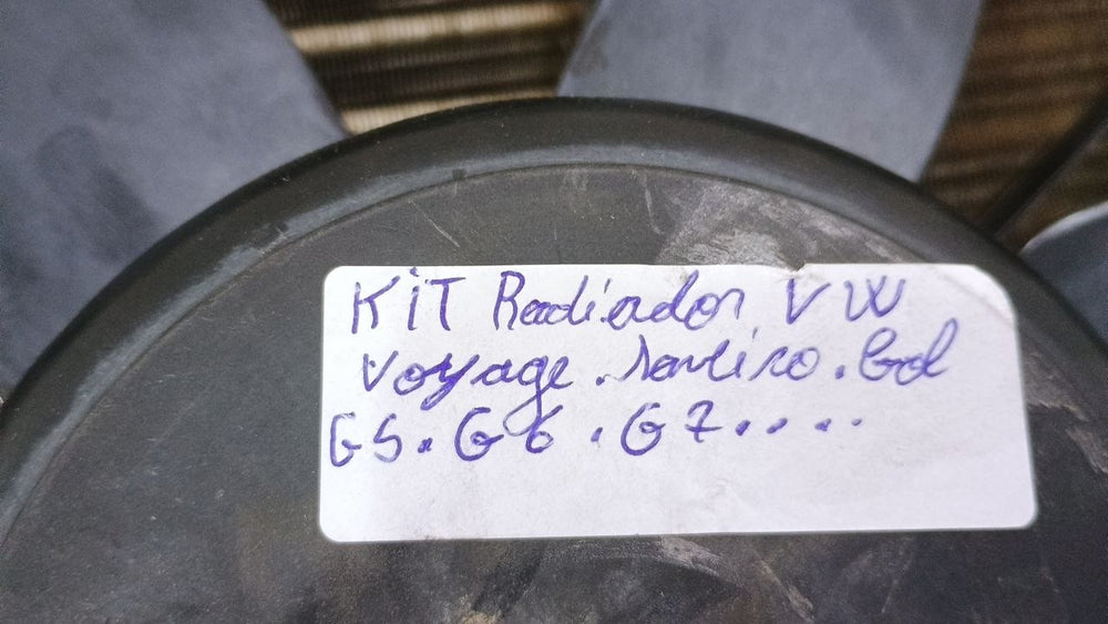 Kit Radiador com Ventoinha Volkswagen Voyage Santana Gol G5/G6/G7