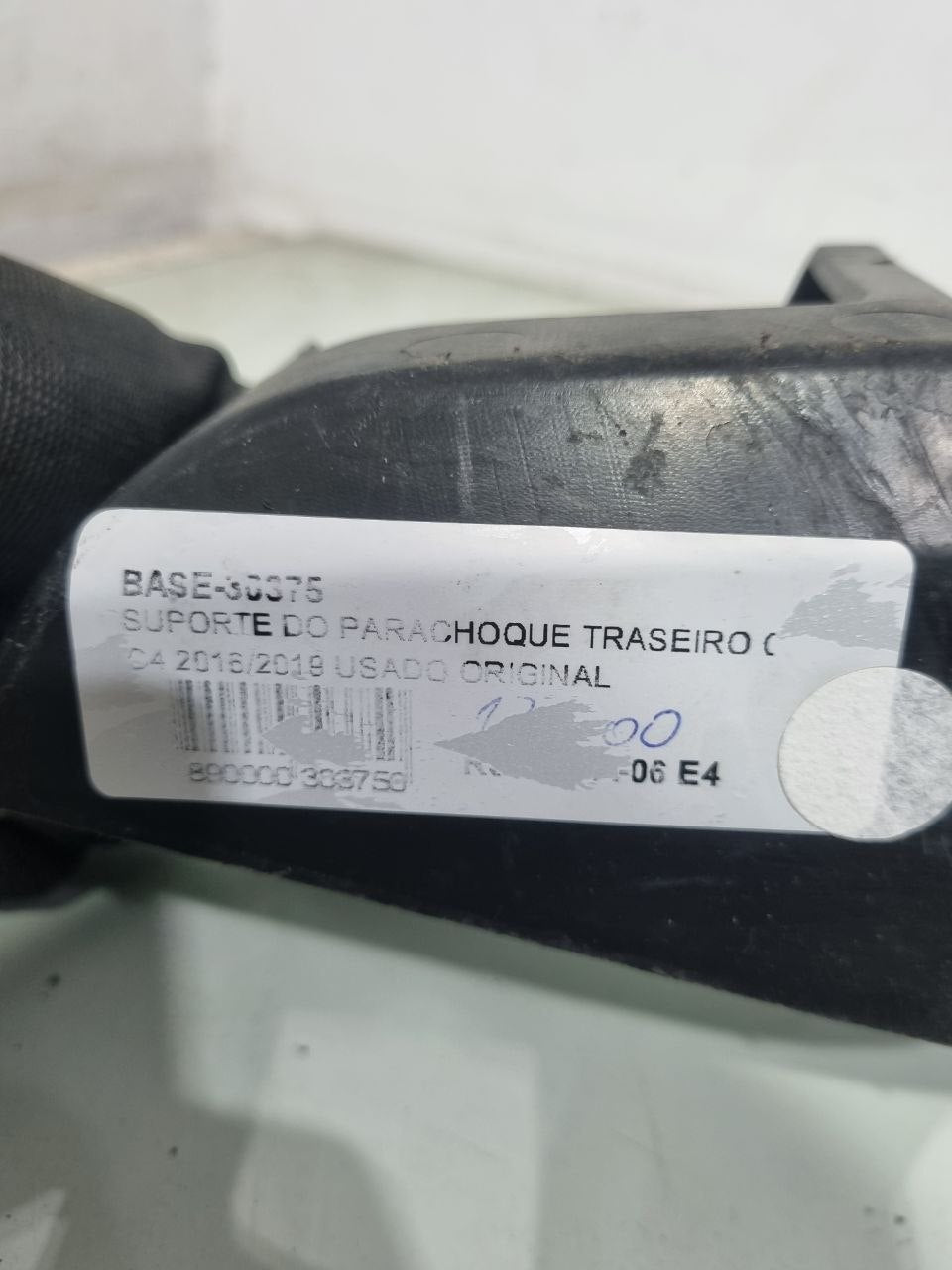 Suporte Parachoque Traseiro Central Citroën C4 2016/2019 Usado