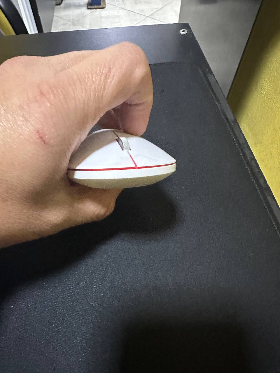 Mouse Sem Fio Branco Xiaomi Novo