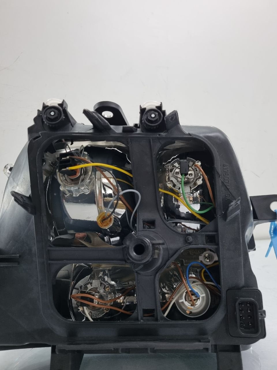 Farol lado esquerdo cromado com auxiliar doblo 2002 a 2010