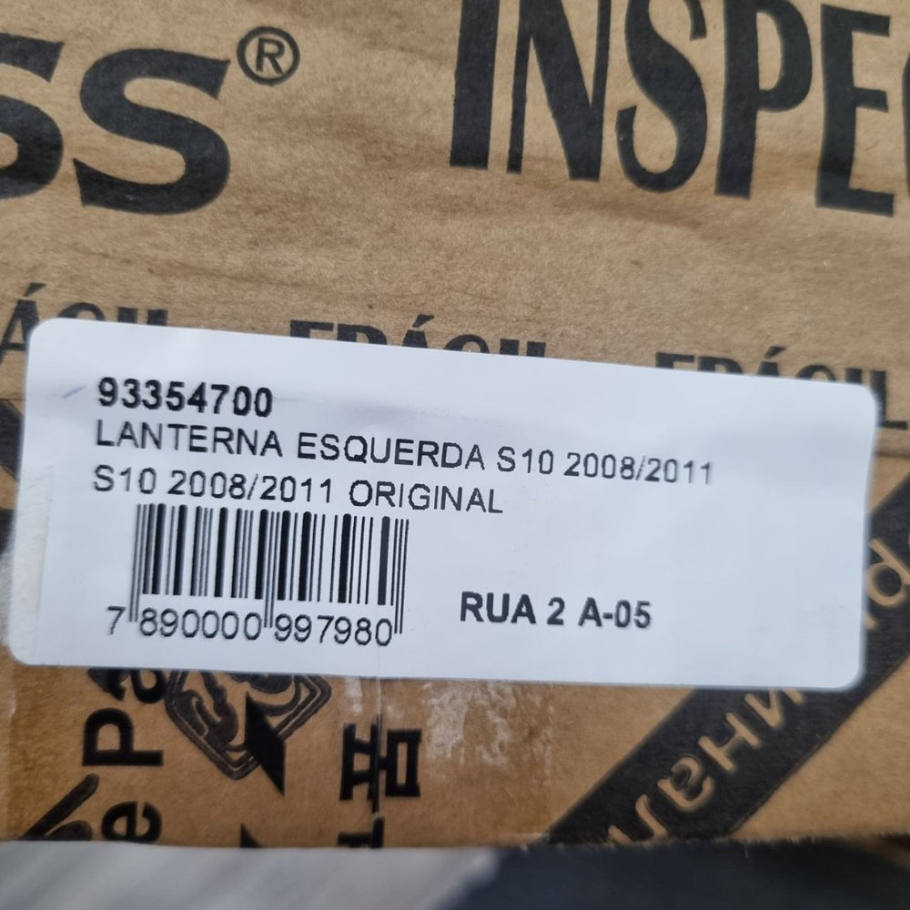 Lanterna Tras Esq Chevrolet S10 2008/2011