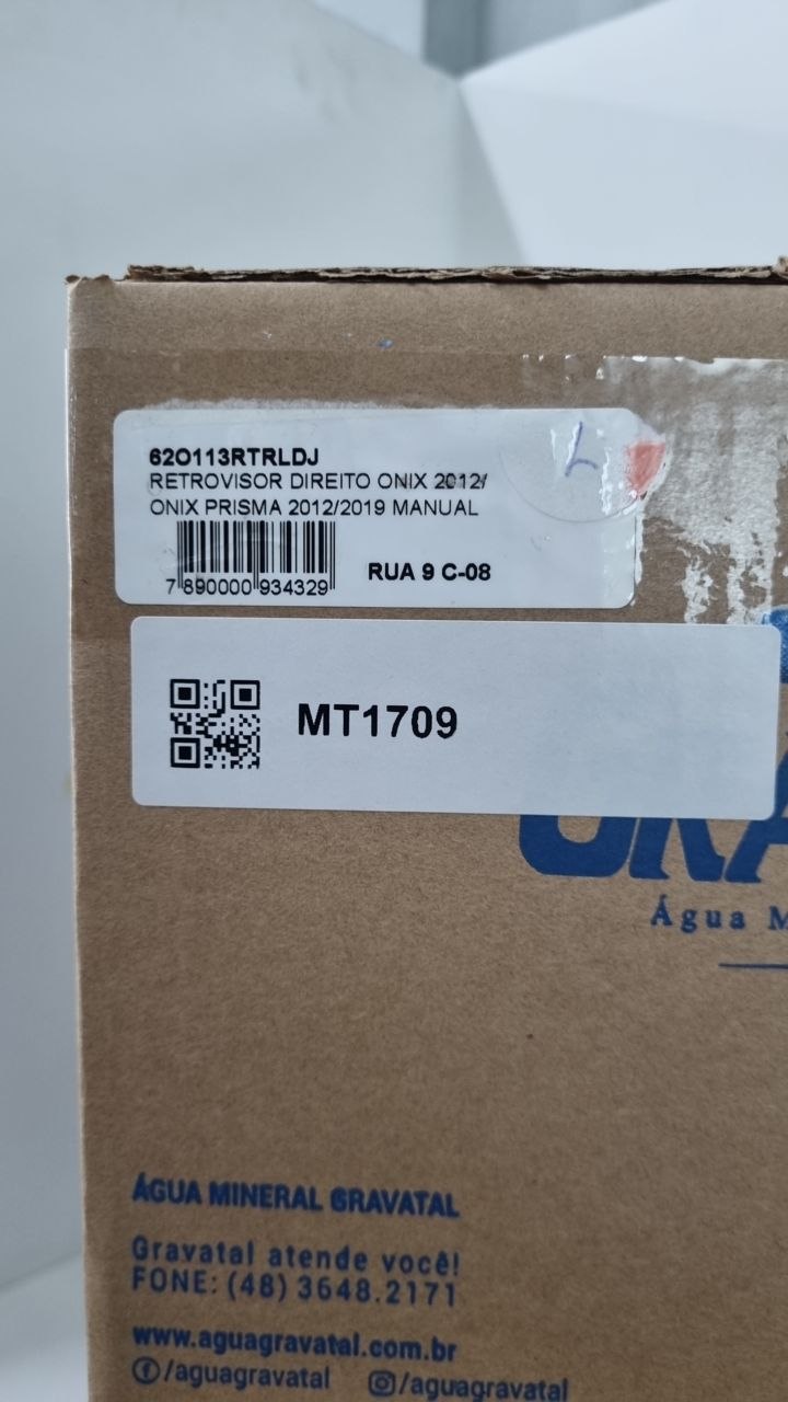 Retrovisor Externo Dir Chevrolet Onix/Prisma 2012/2019