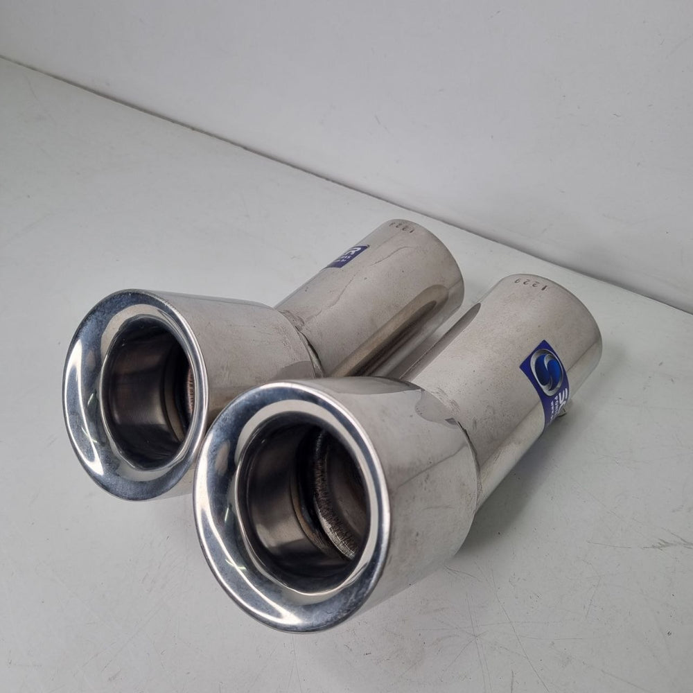 Ponteira Dupla de Escapamento Universal Aftermarket Nova