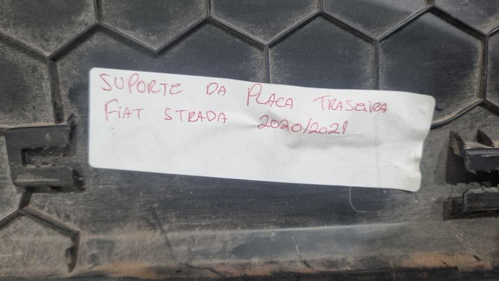 Suporte Placa Tras Fiat Strada 2020/2021