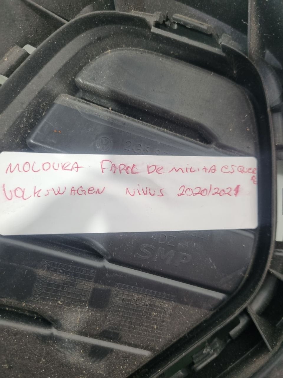 Moldura Farol Milha Diant Esq Volkswagen Nivus 2020/2021