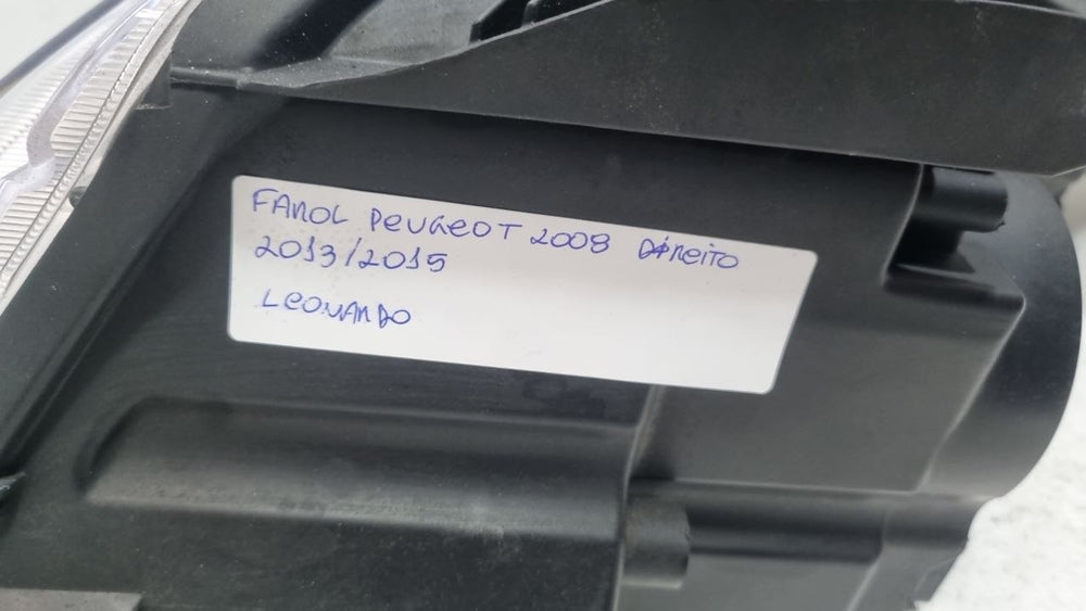 Farol lado direito peugeot 2008 2016 a 2022