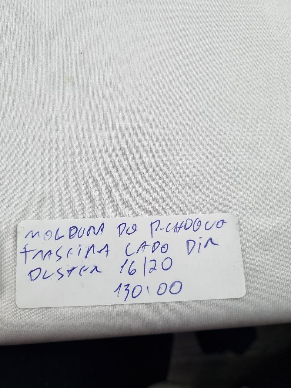 Moldura Parachoque Tras Esq Renault Duster 2016/2020