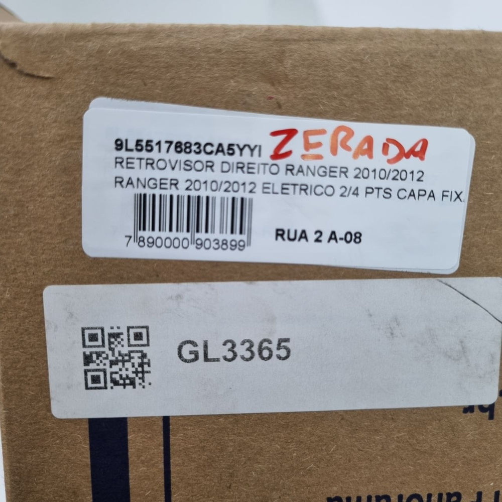 Retrovisor Diant Dir Ford Ranger 2010/2012