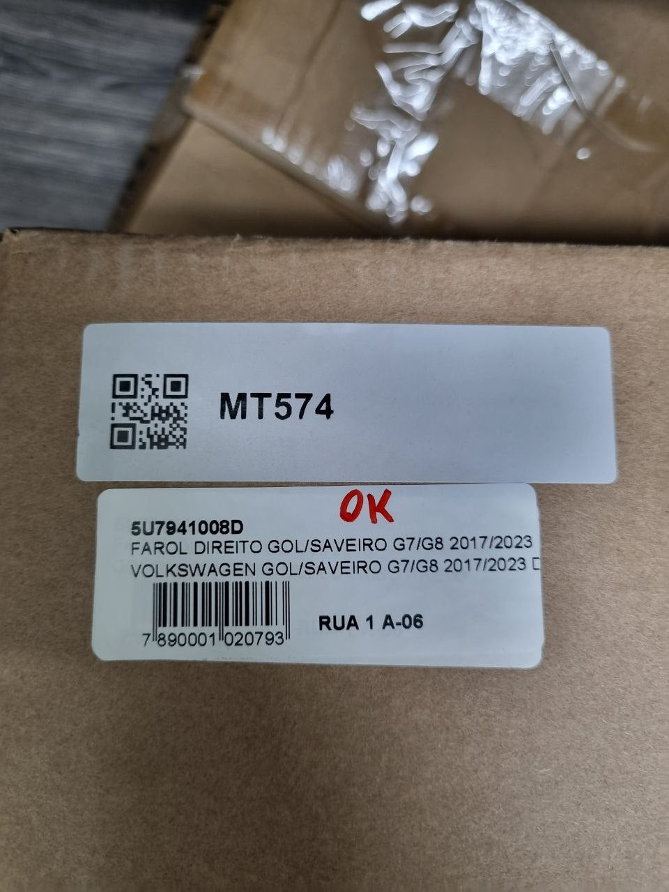 Farol lado direito duplo gol g8 2018 a 2023