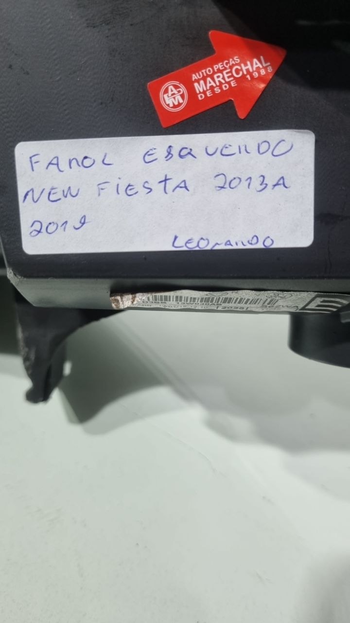 Farol Diant Esq Ford New Fiesta 2013/2019 Usado