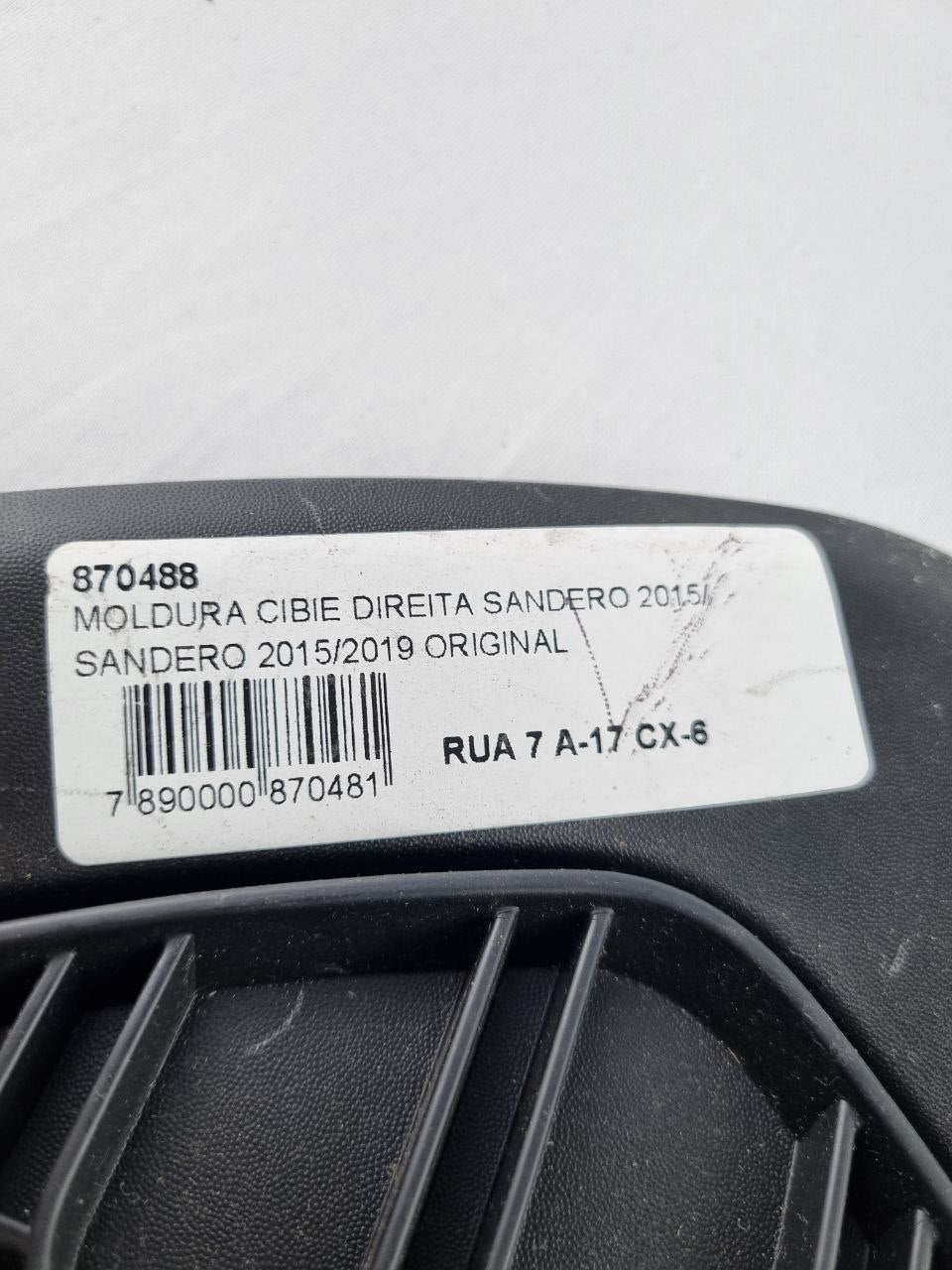 Moldura Cibié Diant Dir Renault Sandero 2015/2019 - Original