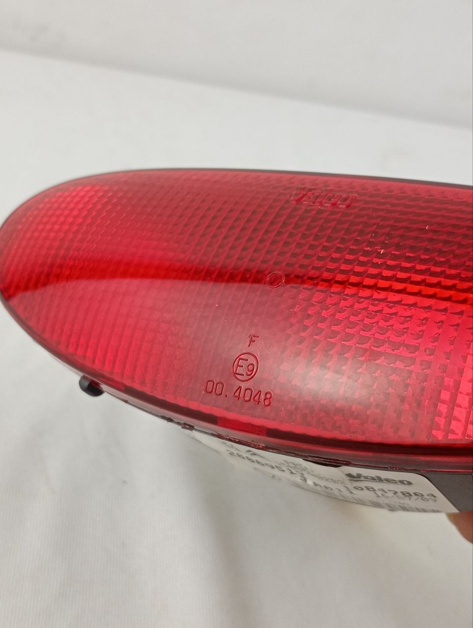 Lanterna Neblina Traseira Central Valeo Peugeot 206 2005/2008