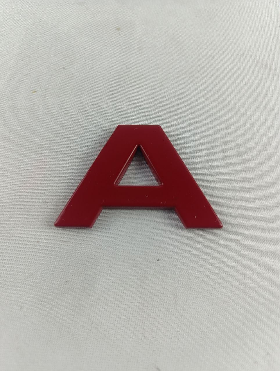 Emblema Fiat Abarth Cor Vermelho Novo