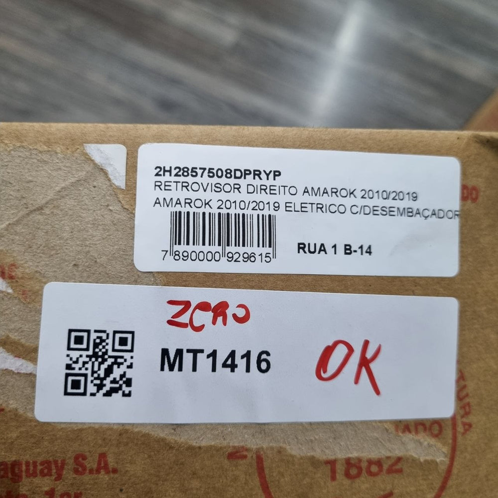 Retrovisor Externo Dir Volkswagen Amarok 2010/2019