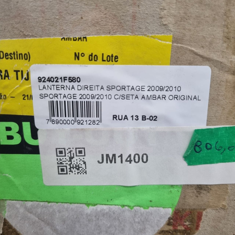 Lanterna Tras Dir Kia Sportage 2009/2010