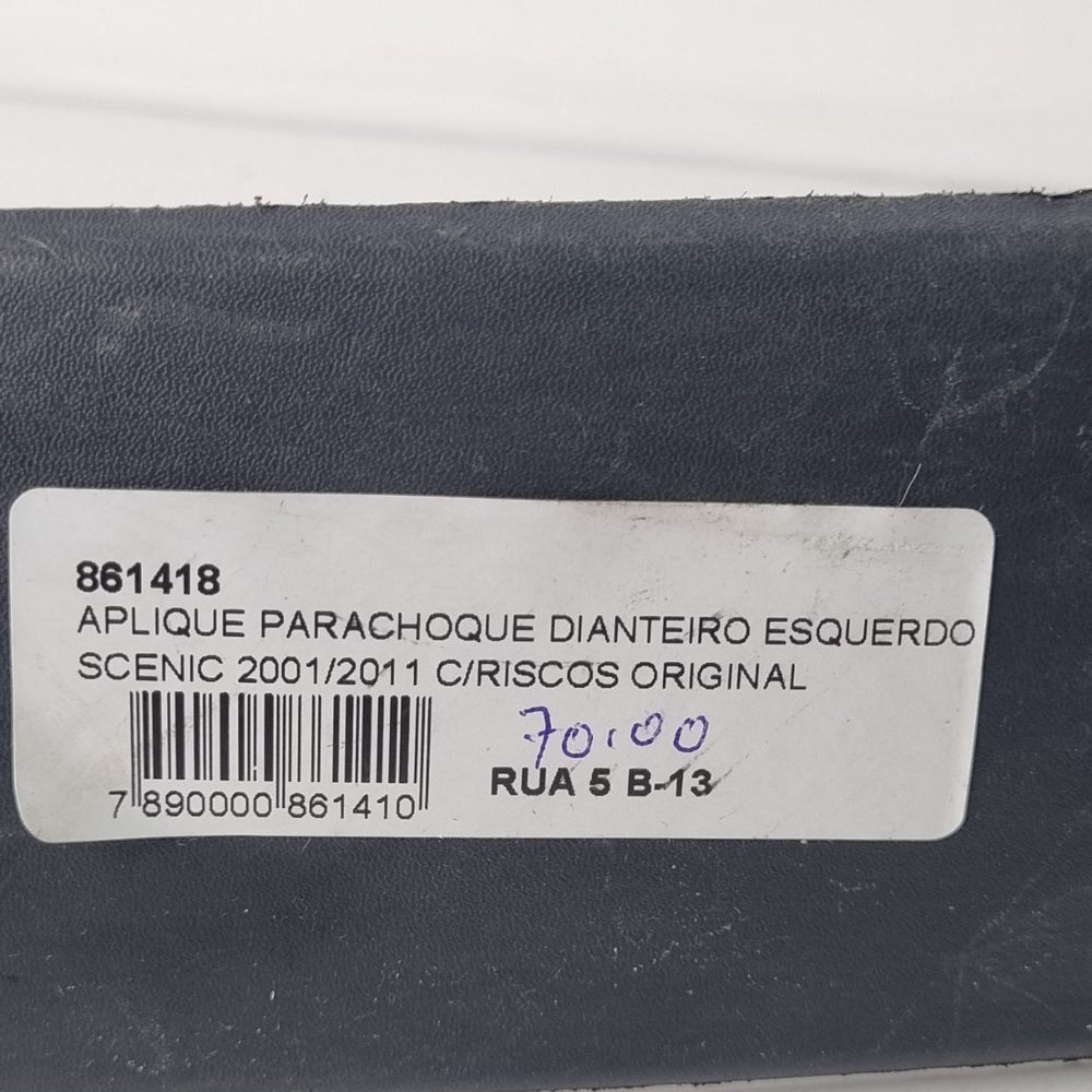 Aplique Parachoque Dianteiro Esquerdo Renault Scenic 2001/2011 Novo