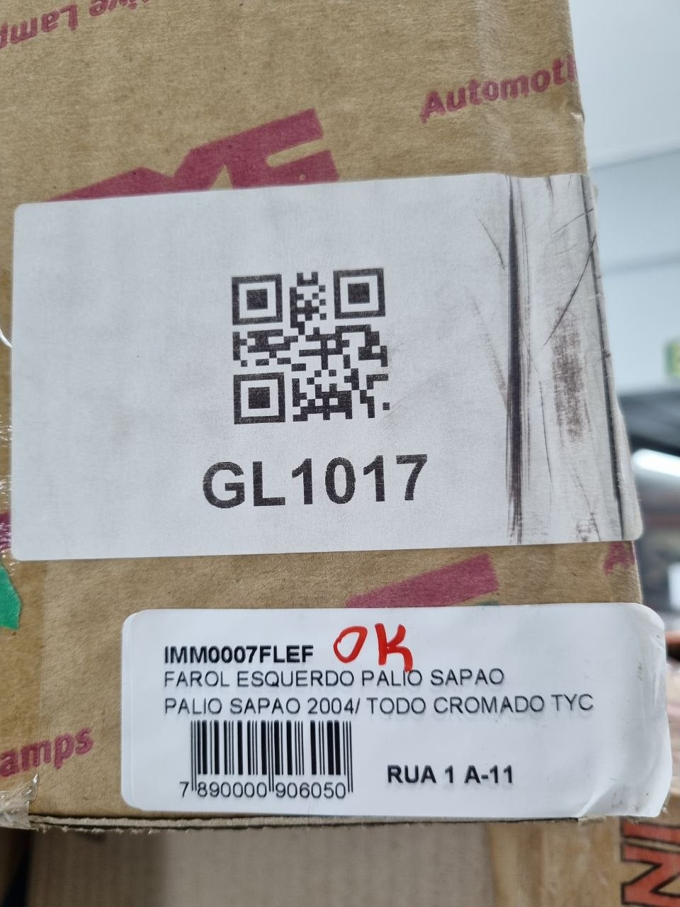 Farol Diant Esq Fiat Palio 2004/2012
