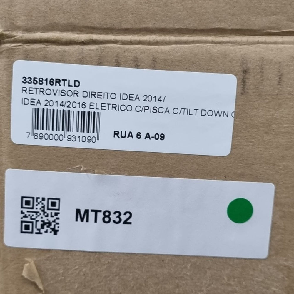 Retrovisor Externo Dir Fiat Idea 2014/2016