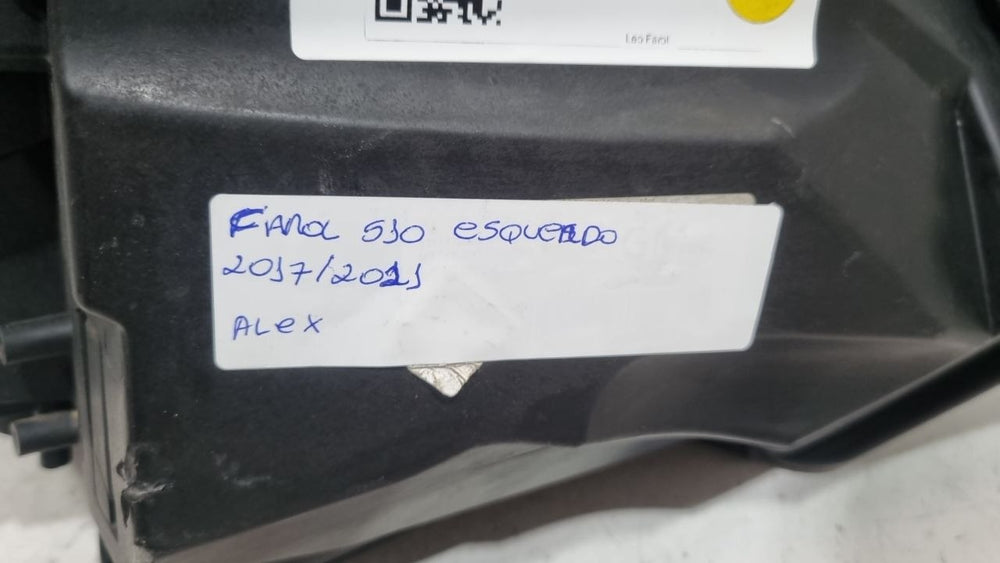 Farol lado esquerdo recuperado sem léd friso preto S10 2017 a 2023
