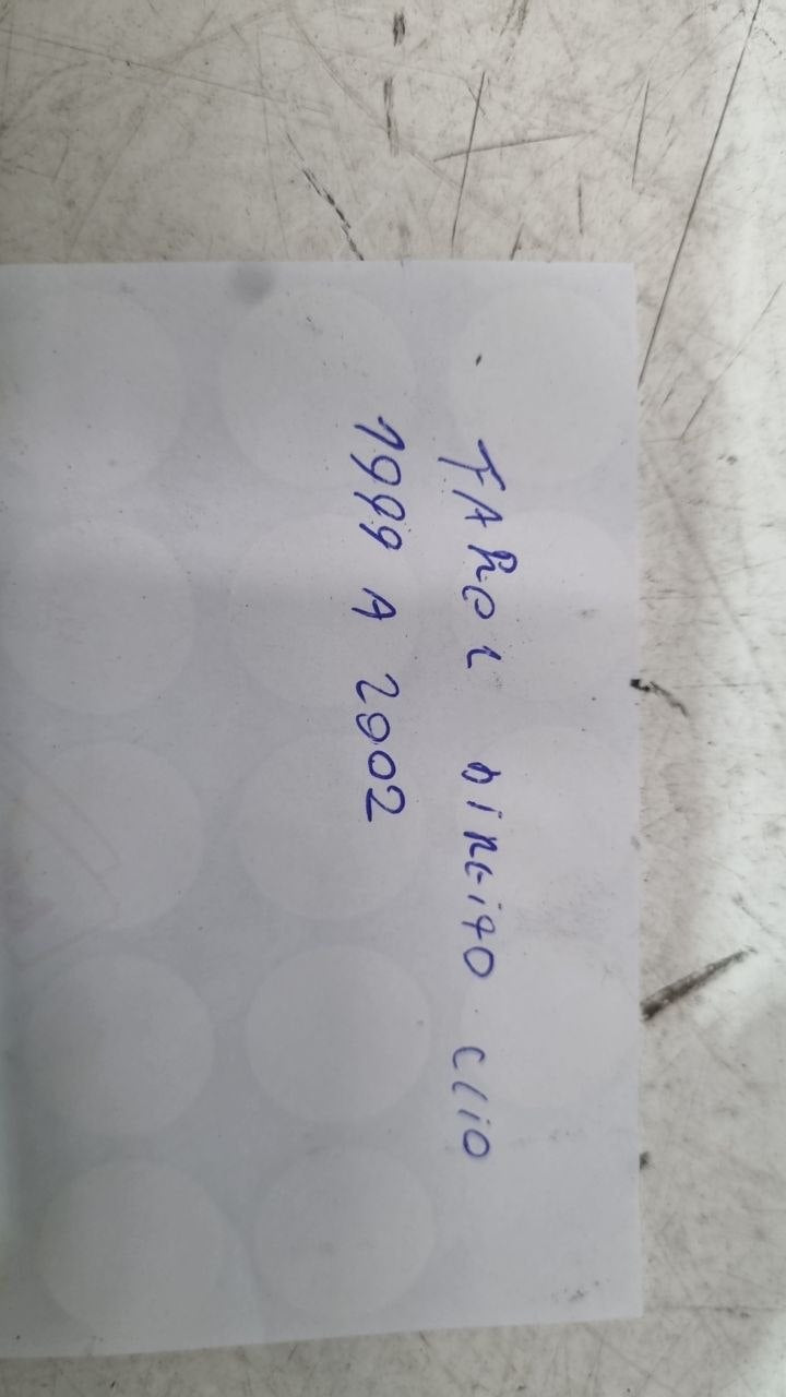Farol Diant Esq Renault Clio 1999/2002