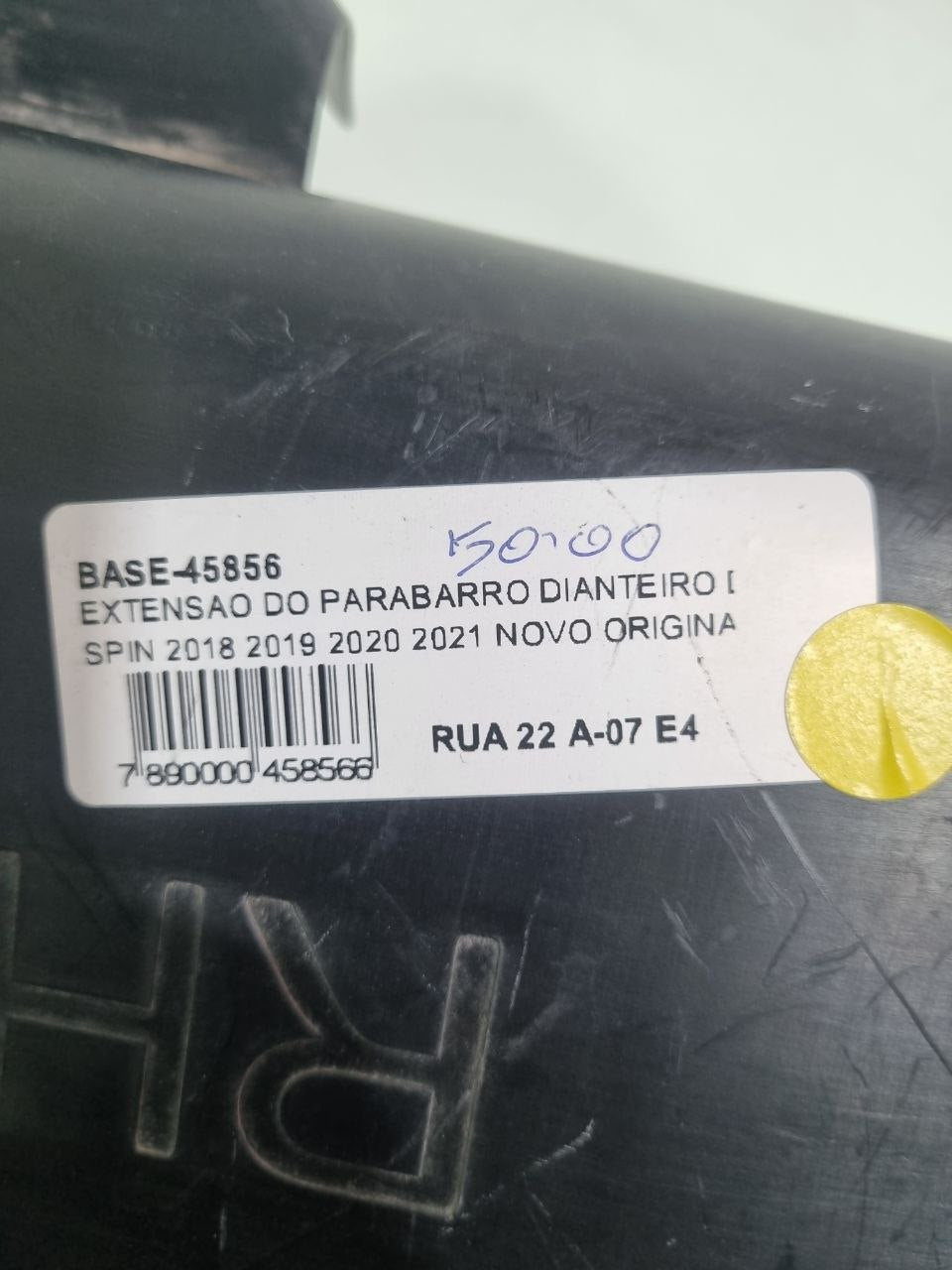 Extensão Parabarro Dianteiro Direito Chevrolet Spin 2018/2021 Novo