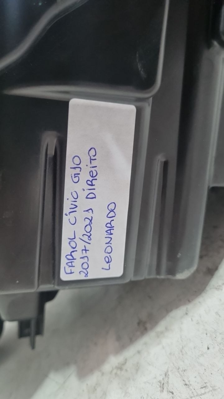 Farol lado direito full léd, civic 2017 a 2021