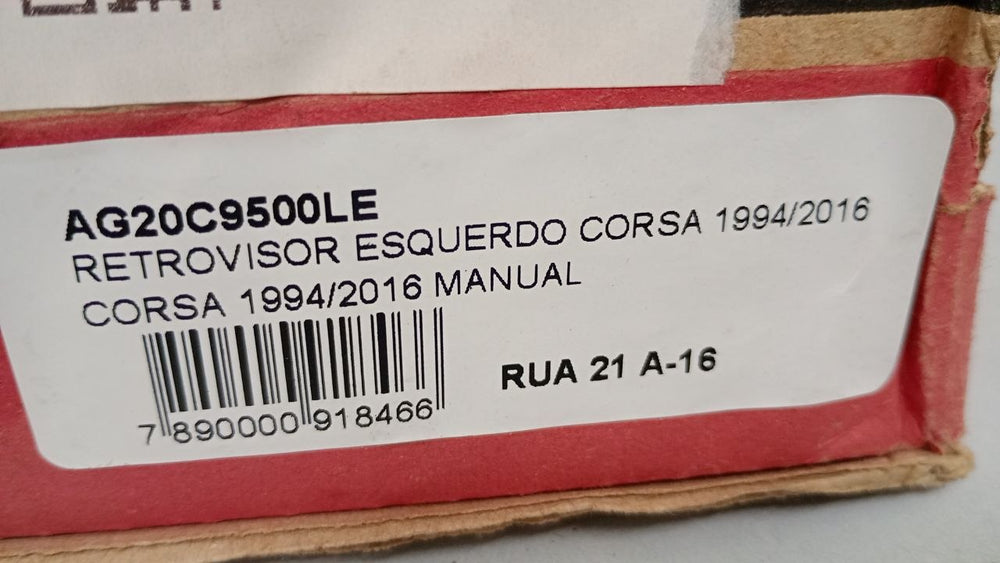 Retrovisor Esquerdo Manual Chevrolet Corsa 1994/2016