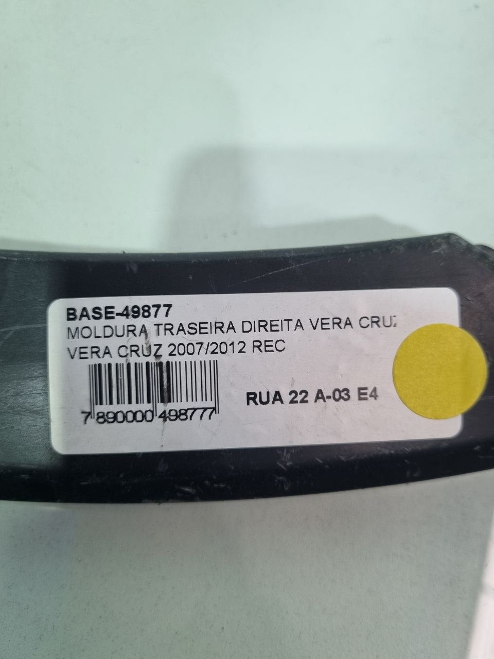 Moldura Passarueda Traseira Direita Hyundai Vera Cruz 2007/2012 Usado