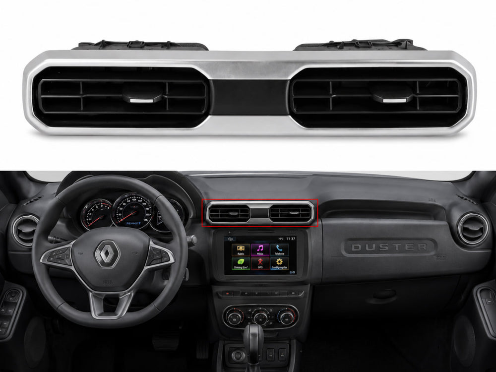 Difusor Ar Central Renault Duster Oroch 2021/2025 Novo