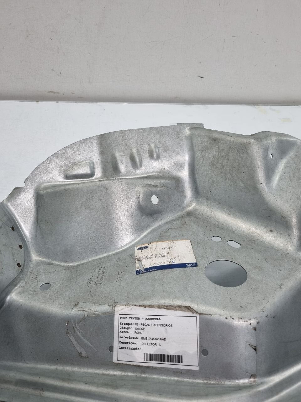 Defletor Agua Tampa Tras Esq Ford Focus 2013/2015