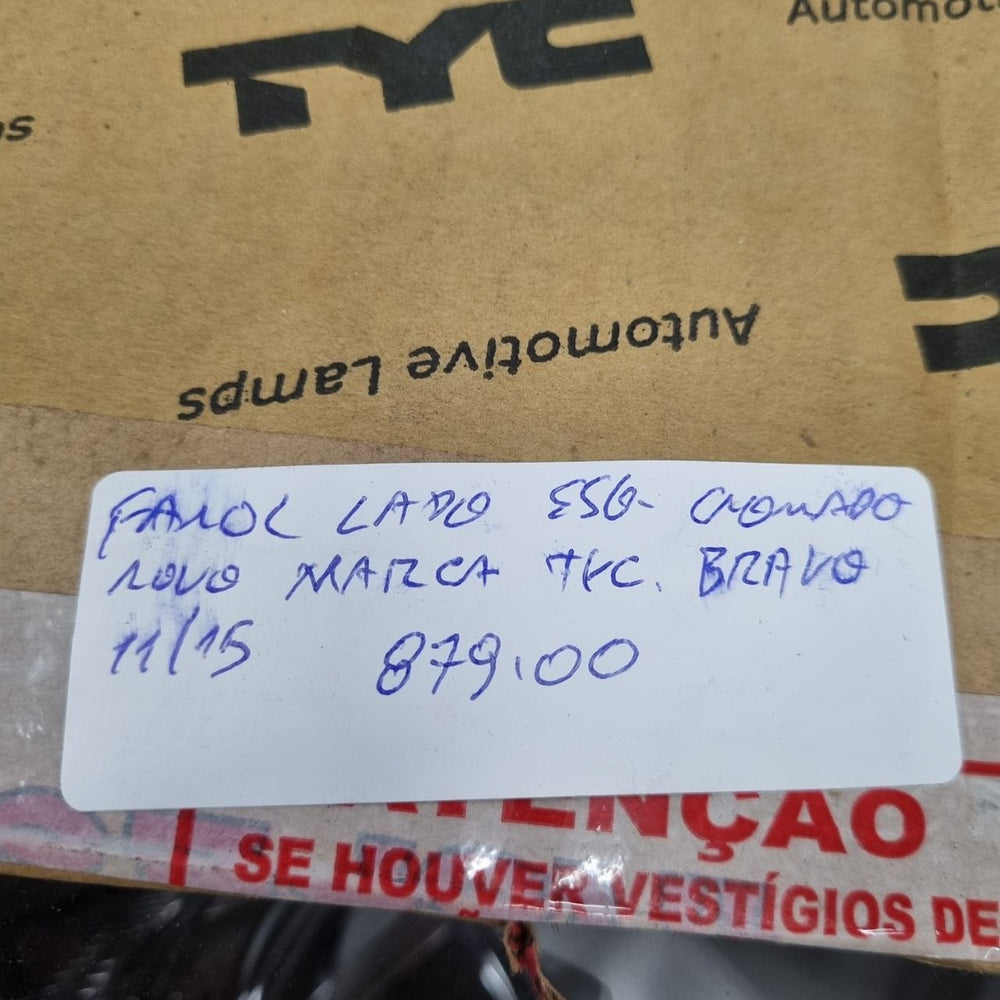 Farol Diant Esq TYC Fiat Bravo 2011/2015