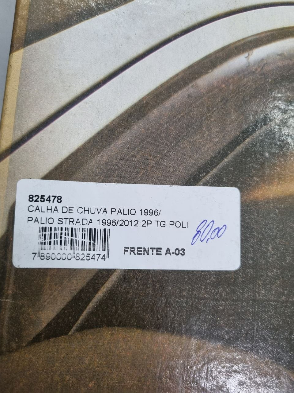 Calha de Chuva Diant Fiat Palio / Palio Strada 2P 1996/2012