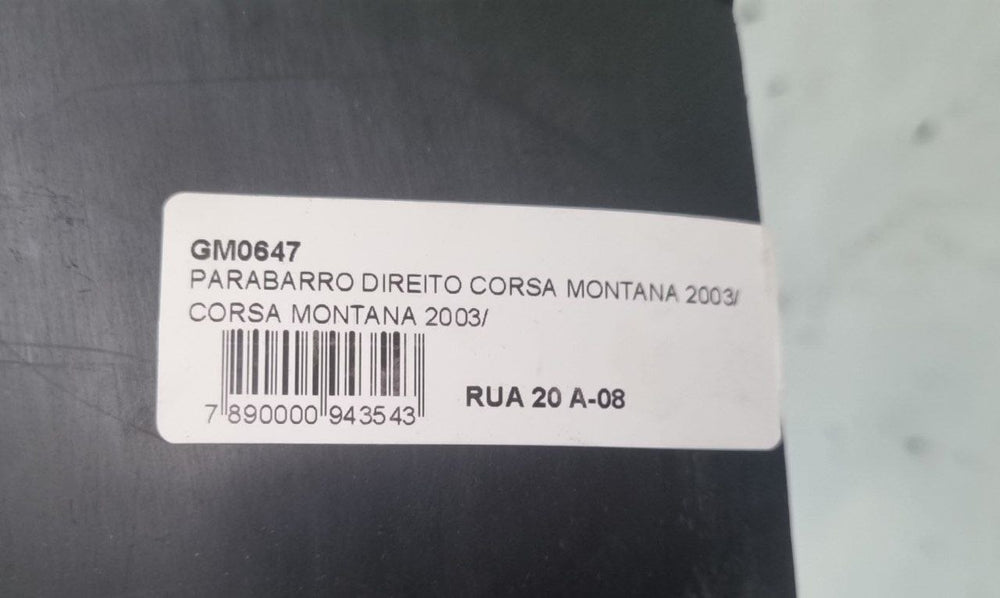 Parabarro Diant Dir Chevrolet Corsa Montana 2003/2012 -