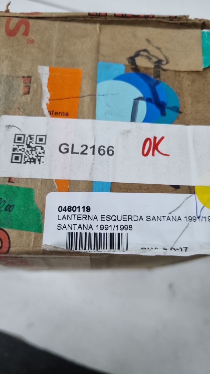 Lanterna Traseira Esq Volkswagen Santana 1991/1998