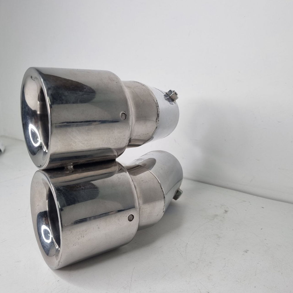 Ponteira Dupla de Escapamento Universal Aftermarket Nova