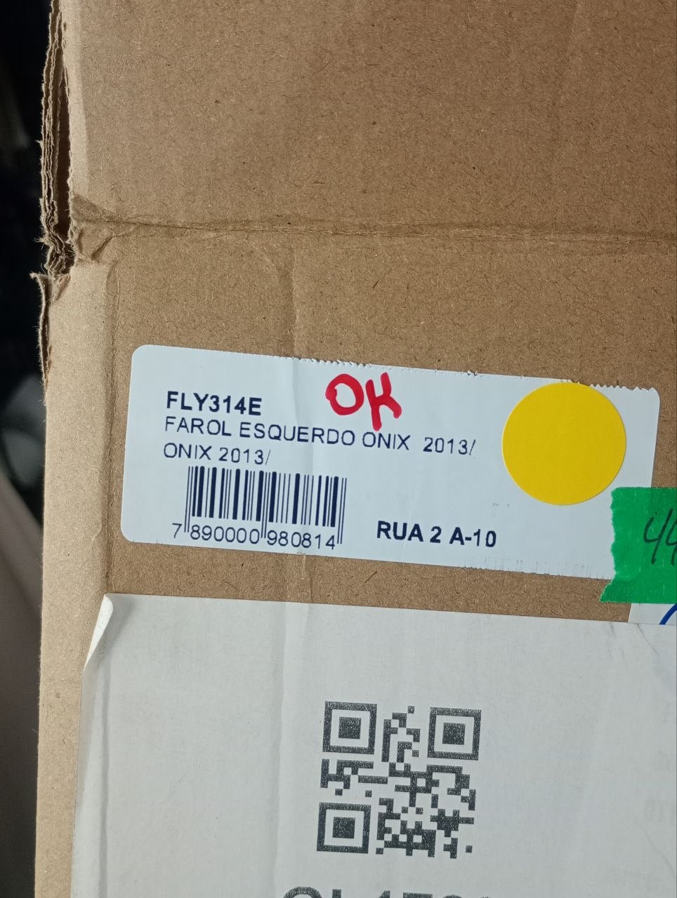Farol Diant Esq Chevrolet Onix 2013/2019