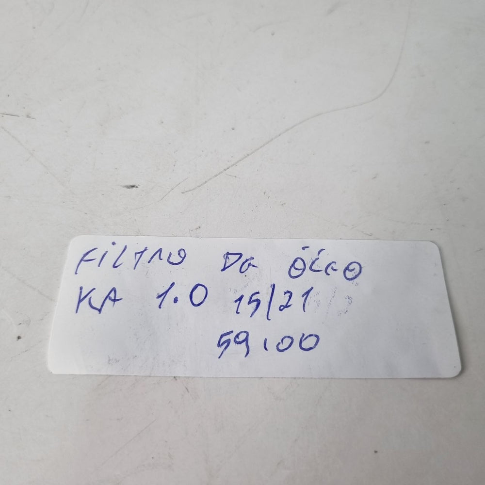 Filtro de Óleo Wega Ford Ka 1.0 2015/2021