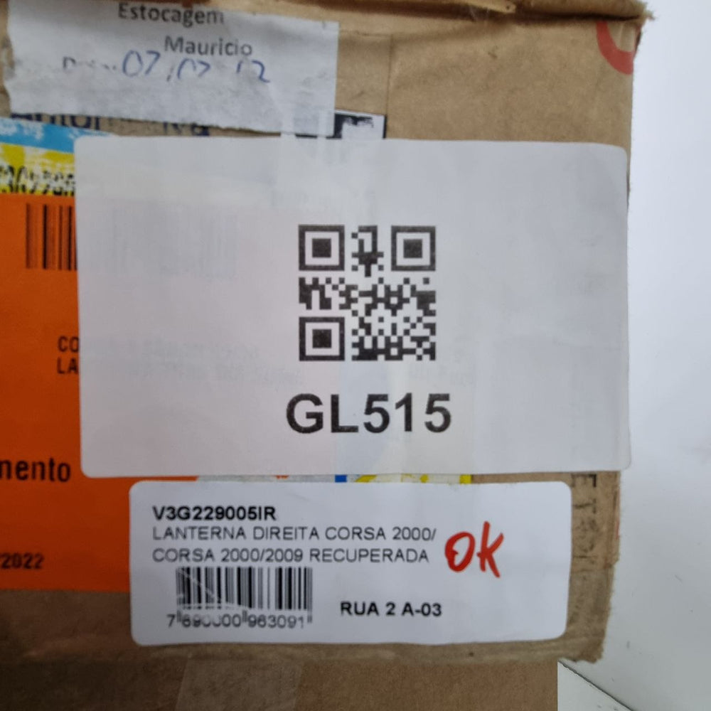 Lanterna Tras Dir Chevrolet Corsa 2000/2009