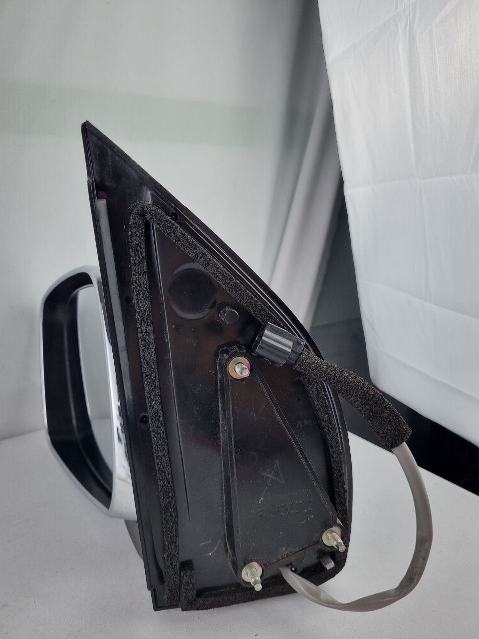 Retrovisor Esquerdo Frontier 2008/2016 Elétrico Cromado