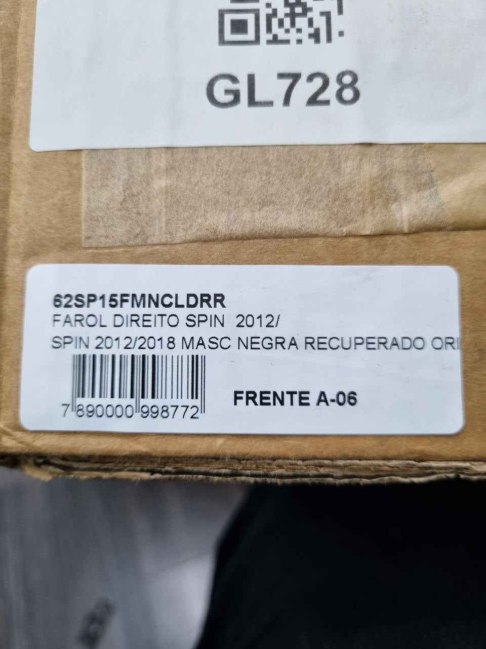 Farol Diant Dir Chevrolet Spin 2012/2018